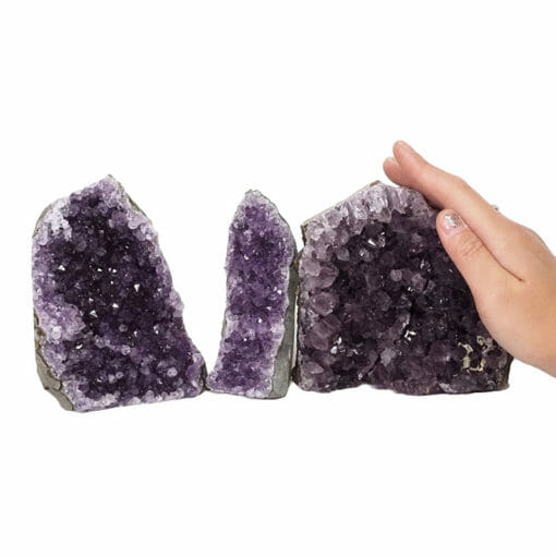 Kg Amethyst Crystal Geode Specimen Set Pieces Dn For Sale