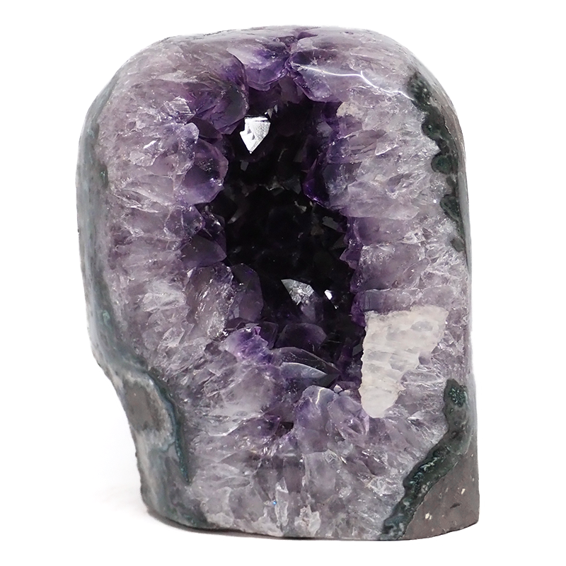 5 5kg Amethyst Polished Crystal Geode Specimen DS2384 For Sale