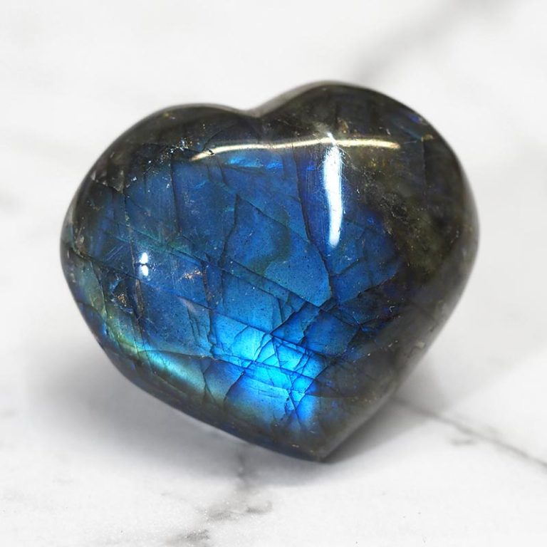 Labradorite Heart Palm Stone - Small For Sale - AfterPay Available