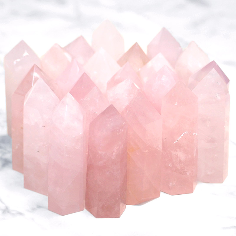 Natural Rose Quartz Terminated Point For Sale - AfterPay Available