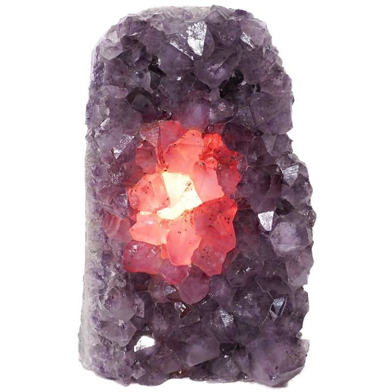 Buy Amethyst Crystal Rock Freedom Capsule Lamp