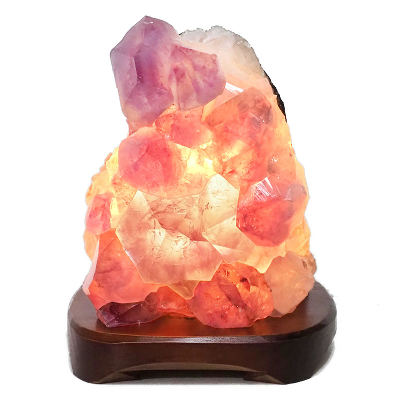 3.97kg Natural Amethyst Crystal Lamp With Timber Base DN275 For Sale ...