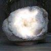 Natural Calcite Geode Lamp with Large LED Light Base DS1120 | Himalayan Salt Factory
