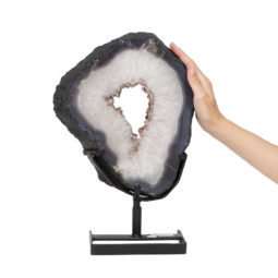 4.75kg Natural Brazil Amethyst Geode Slice DK465 | Himalayan Salt Factory