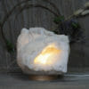 5.03kg Natural Calcite Geode Lamp with Large LED Light Base DK571 | Himalayan Salt Factory