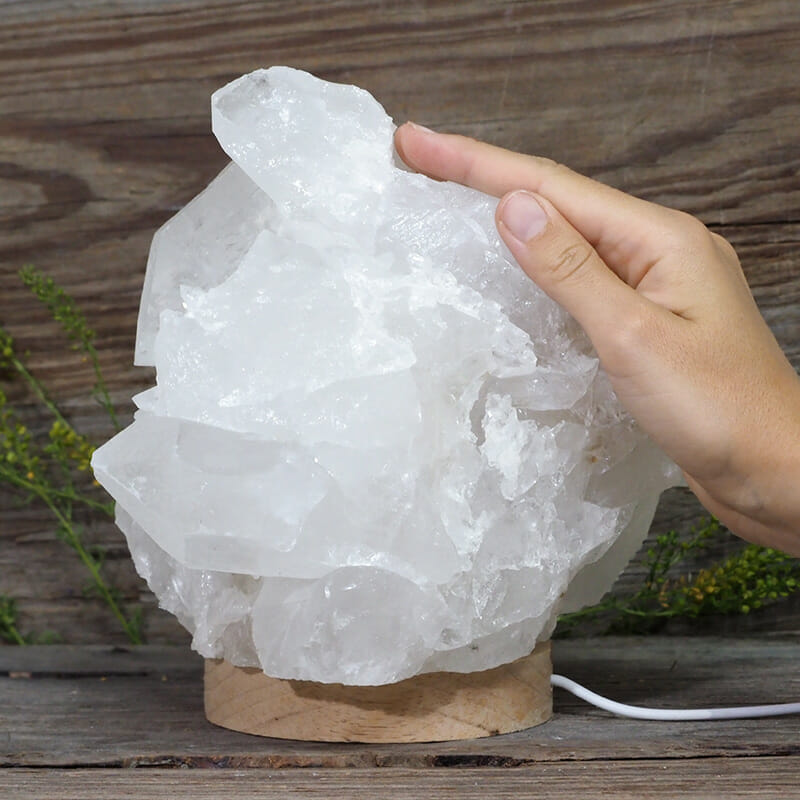 Large Clear Quartz outlet cluster