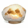 2.50kg Natural Calcite Geode Lamp with Large LED Light Base DS2075 | Himalayan Salt Factory