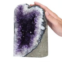 Amethyst-Polished-Crystal-Geode-Specimen-DR448 | Himalayan Salt Factory