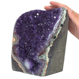 Amethyst-Polished-Crystal-Geode-Specimen-DR459 | Himalayan Salt Factory