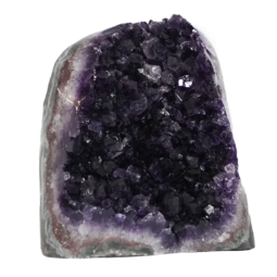 Amethyst Polished Crystal Geode Specimen DR467 | Himalayan Salt Factory