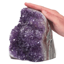 Amethyst Polished Crystal Geode Specimen DR471 | Himalayan Salt Factory