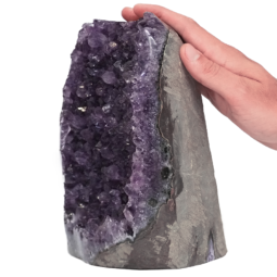 Amethyst Polished Crystal Geode Specimen DR475 | Himalayan Salt Factory