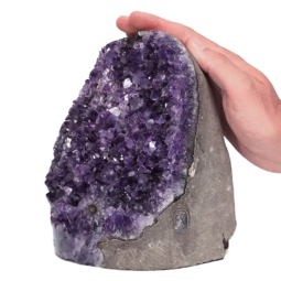 Amethyst Polished Crystal Geode Specimen DS2389 | Himalayan Salt Factory