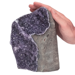 Amethyst Polished Crystal Geode Specimen DS2392 | Himalayan Salt Factory