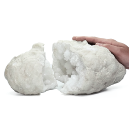 Natural-Calcite-Geode-Pair-S1354 | Himalayan Salt Factory