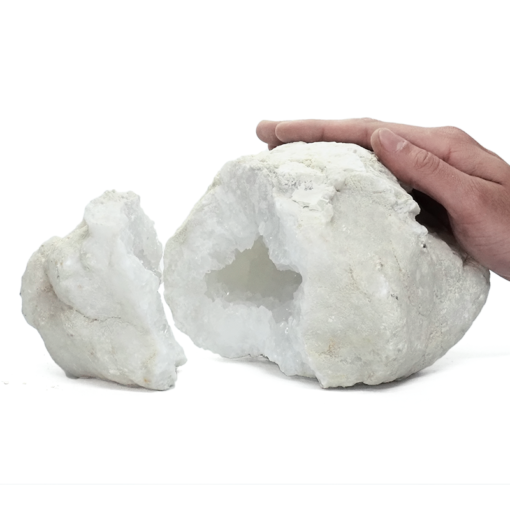 Natural-Calcite-Geode-Pair-S1356 | Himalayan Salt Factory