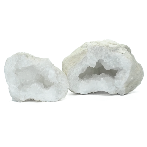 Natural-Calcite-Geode-Pair-S1356 | Himalayan Salt Factory